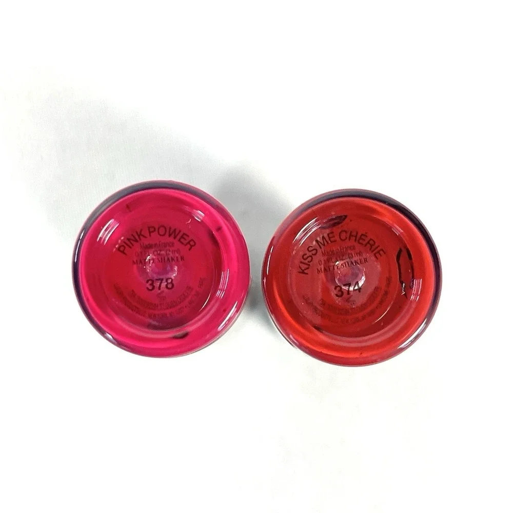 Lancome 9 Pc Makeup Sample Lot Mascara Primer Blush Lip Color‎ Compacts